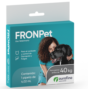 FrontPet Perros más 40 kg ( 1 Pipeta 4.02 mL - Fipronil - Pulgas y Garrapatas )